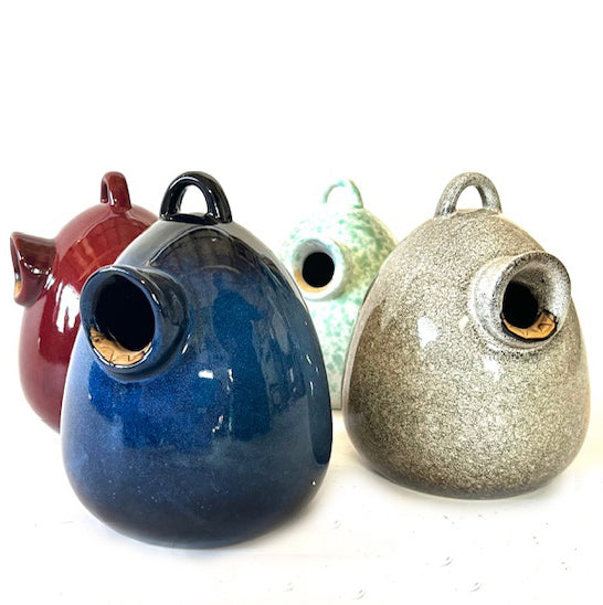 Granite egg bird nest home