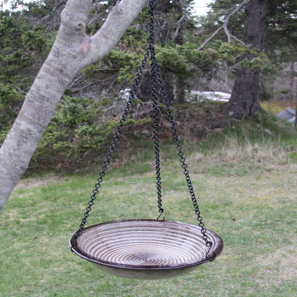Circles Bird Bath, Hanging Style  --  OUTLET STOCK