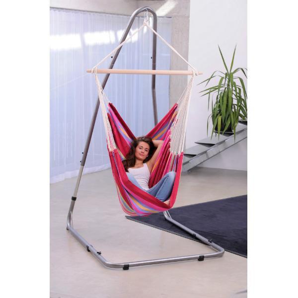 Brazil Hammock Chair in Sorbet with Luna Chair Stand