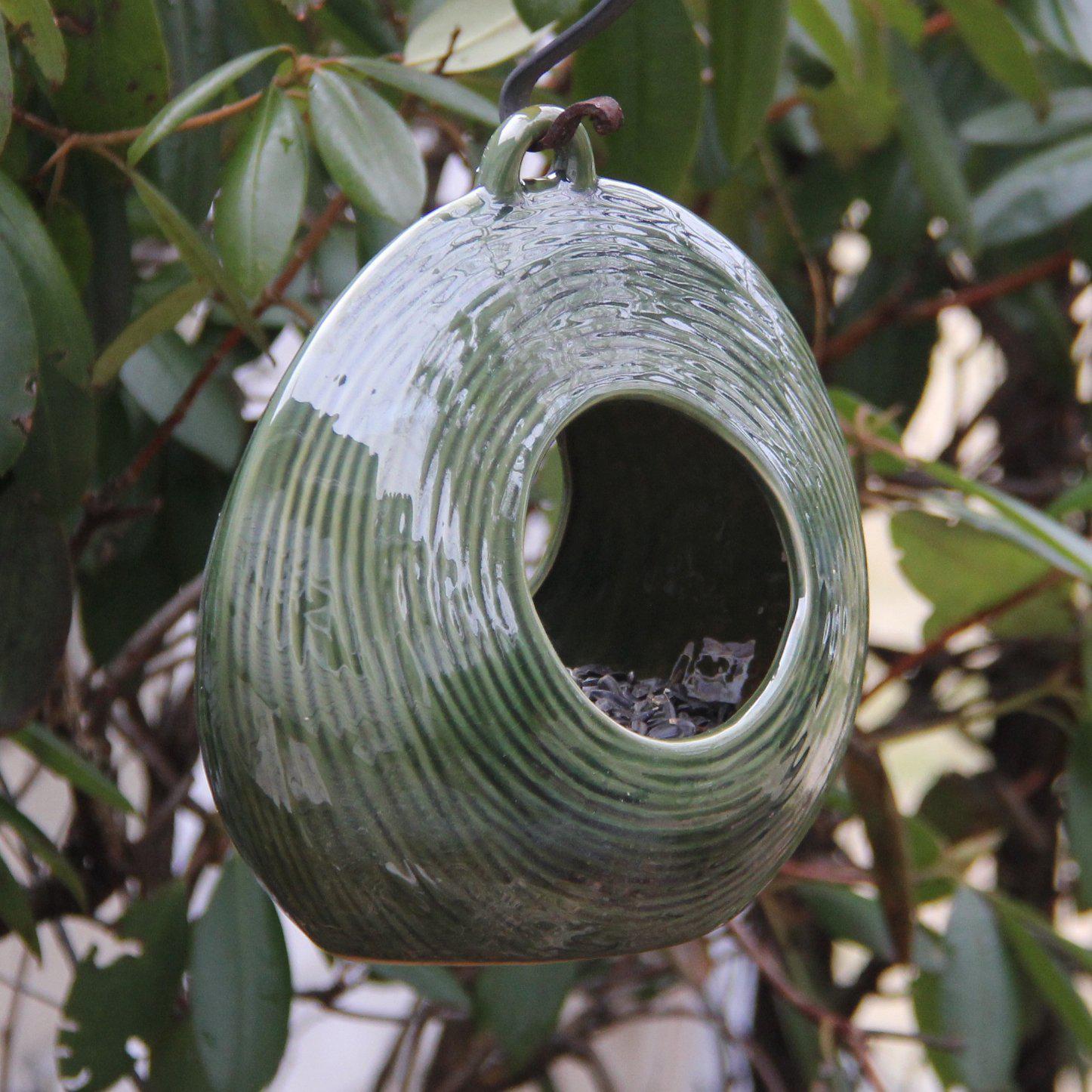 Circles Fly-Through Feeder, Heather Brown, from Byer of Maine