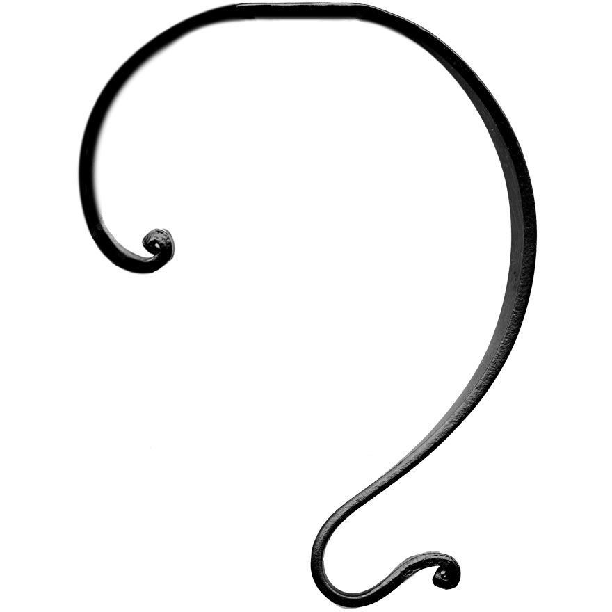 Forged Steel Hook old, from Byer of Maine